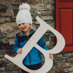 Laser Cut Wood Letters and Numbers