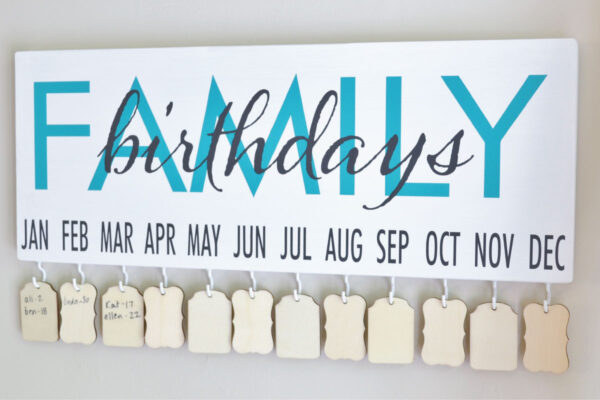 Family Birthdays Wall Quotes™ Decal