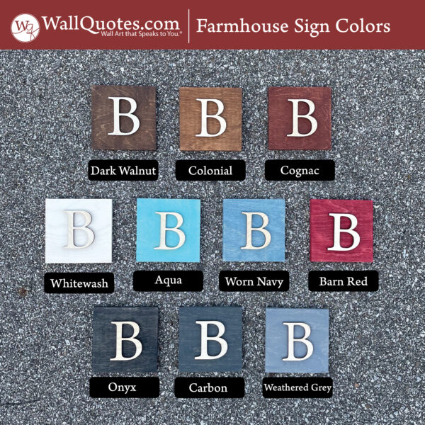 Modern Farmhouse Custom Last Name Wood Sign