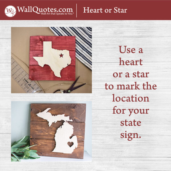 Home State Pallet Sign with Family Name