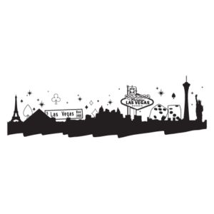 Las Vegas Skyline Wall Quotes™ Wall Art Decal