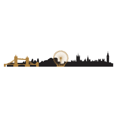 London Skyline Wall Quotes™ Wall Art Decal