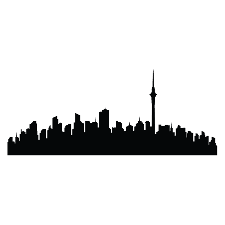 Auckland Skyline Wall Quotes™ Wall Art Decal