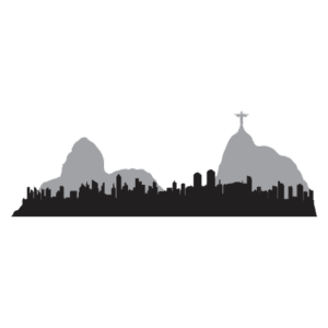 Rio de Janiero Skyline Wall Quotes™ Wall Art Decal