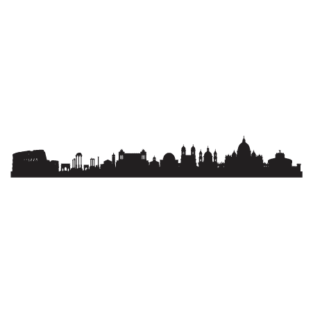 Rome Skyline Wall Quotes™ Wall Art Decal