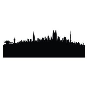 Tokyo Skyline Wall Quotes™ Wall Art Decal