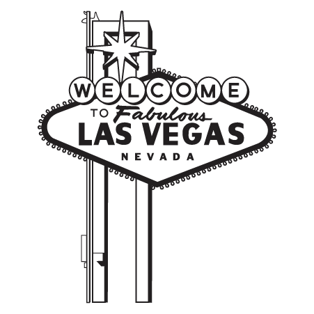 Las Vegas Welcome Sign Wall Quotes™ Wall Art Decal