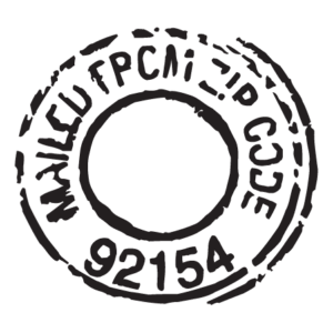 San Diego CA Zipcode Postmark Wall Quotes™ Wall Art Decal
