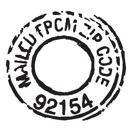 San Diego CA Zipcode Postmark Wall Quotes™ Wall Art Decal