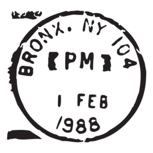 Bronx NY Feb 88 Postmark Wall Quotes™ Wall Art Decal