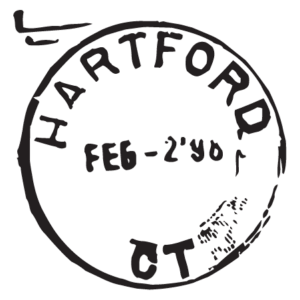 Hartford CT Postmark Wall Quotes™ Wall Art Decal