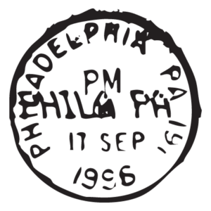 Philadelphia PA Postmark Wall Quotes™ Wall Art Decal