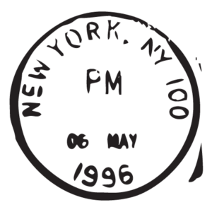 New York NY May 96 Postmark Wall Quotes™ Wall Art Decal