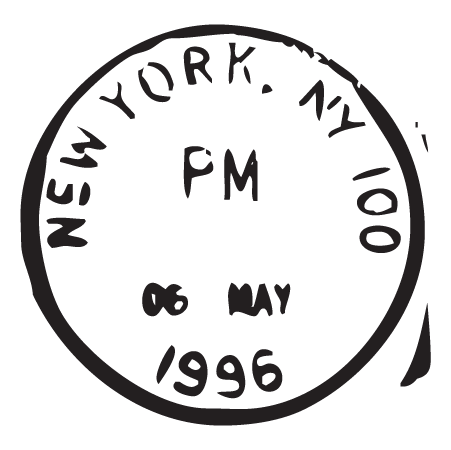 New York NY May 96 Postmark Wall Quotes™ Wall Art Decal