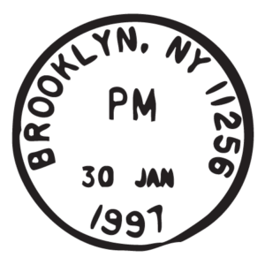 Brooklyn NY Jan 97 Postmark Wall Quotes™ Wall Art Decal