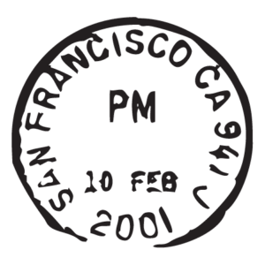 San Francisco CA Postmark Wall Quotes™ Wall Art Decal