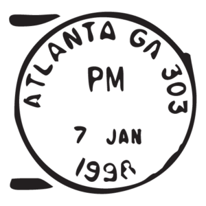 Atlanta GA Postmark Wall Quotes™ Wall Art Decal