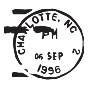 Charlotte NC Postmark Wall Quotes™ Wall Art Decal