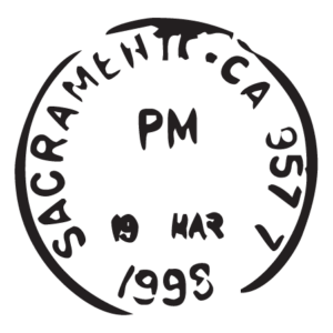 Sacramento CA Postmark Wall Quotes™ Wall Art Decal