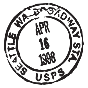 Seattle WA Postmark Wall Quotes™ Wall Art Decal