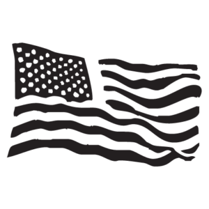 US Flag Postmark Wall Quotes™ Wall Art Decal