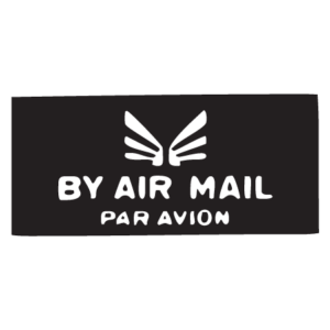 By Air Mail Par Avion Postmark Wall Quotes™ Wall Art Decal