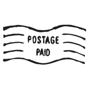 Postage Paid Postmark Wall Quotes™ Wall Art Decal