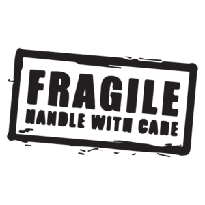 Fragile Postmark Wall Quotes™ Wall Art Decal