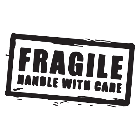 Fragile Postmark Wall Quotes™ Wall Art Decal