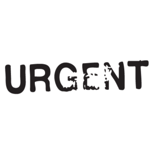 Urgent Postmark Wall Quotes™ Wall Art Decal
