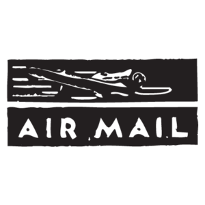 Air Mail Postmark Wall Quotes™ Wall Art Decal