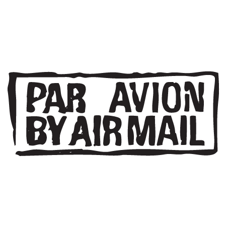 Par Avion Postmark Wall Quotes™ Wall Art Decal
