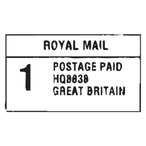 Royal Mail Postage Paid Postmark Wall Quotes™ Wall Art Decal
