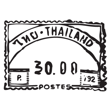 Thailand Post Postmark Wall Quotes™ Wall Art Decal
