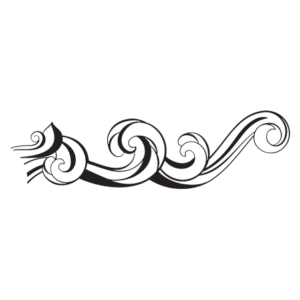 Beach Wave Motif Wall Quotes™ Wall Art Decal