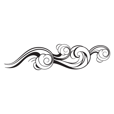 Ocean Wave Design Wall Quotes™ Wall Art Decal