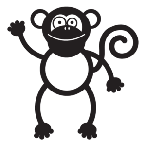 Monkey Party Animal Wall Quotes™ Wall Art Decal