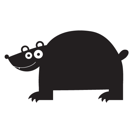 Bear Party Animal Wall Quotes™ Wall Art Decal
