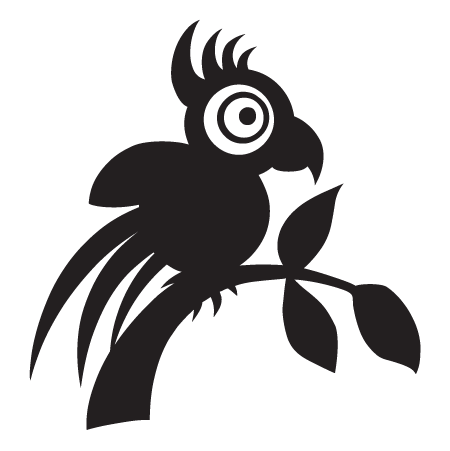 Parrot Party Animal Wall Quotes™ Wall Art Decal