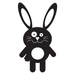 Bunny Party Animal Wall Quotes™ Wall Art Decal