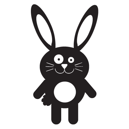 Bunny Party Animal Wall Quotes™ Wall Art Decal