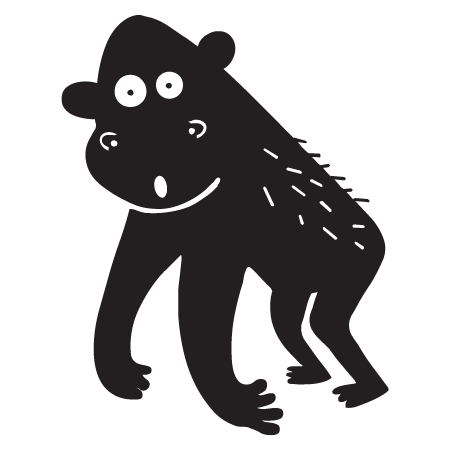 Gorilla Party Animal Wall Quotes™ Wall Art Decal