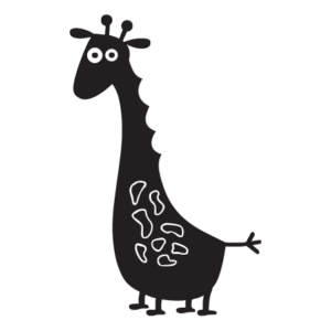 Giraffe Party Animal Wall Quotes™ Wall Art Decal