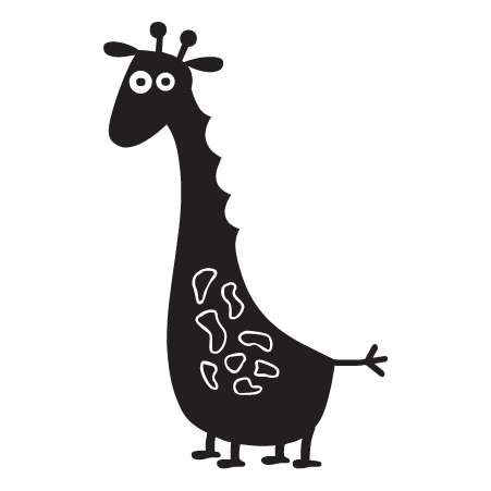 Giraffe Party Animal Wall Quotes™ Wall Art Decal