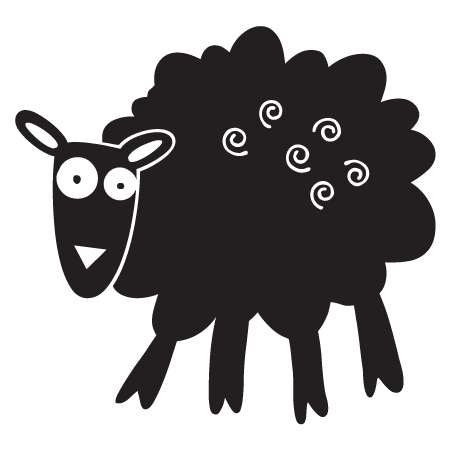 Sheep Party Animal Wall Quotes™ Wall Art Decal