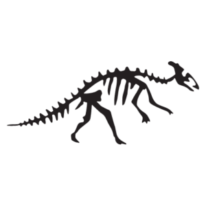 Duckbilled Dinosaur Fossil Wall Quotes™ Wall Art Decal