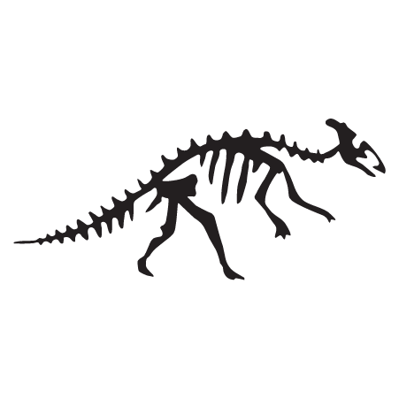 Duckbilled Dinosaur Fossil Wall Quotes™ Wall Art Decal