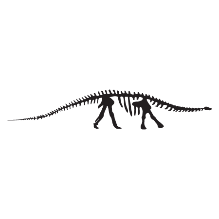 Brontosaurus Dinosaur Fossil Wall Quotes™ Wall Art Decal