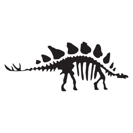 Stegosaurus Dinosaur Fossil Wall Quotes™ Wall Art Decal