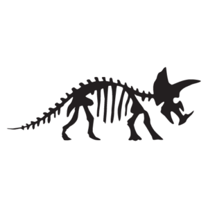Triceratops Dinosaur Fossil Wall Quotes™ Wall Art Decal